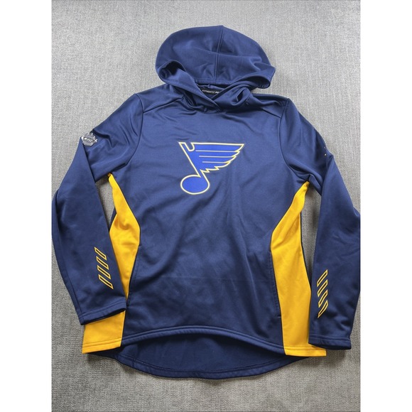 St. Louis Blues Sweatshirt Women's Small Hoodie Blue NHL Fanatics Pro Pullover - Picture 2 of 10